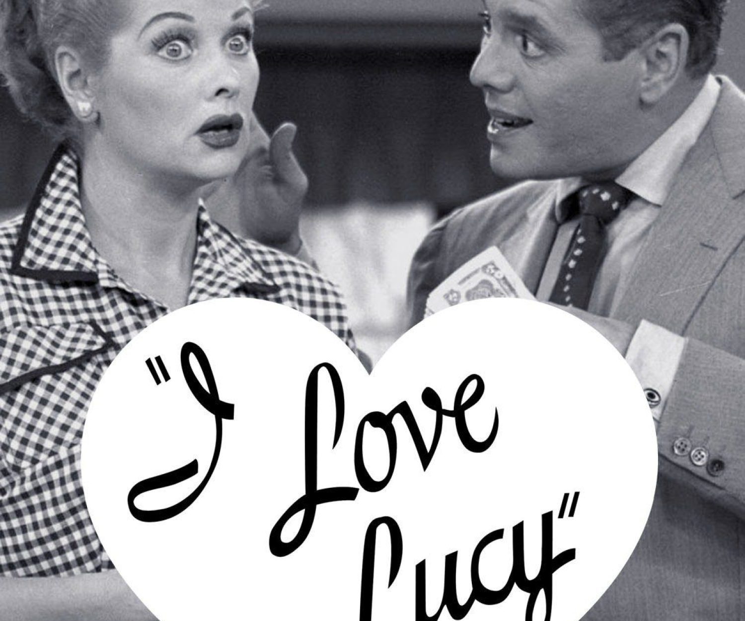 I LOVE LUCY  Lucille Ball and Desi Arnaz. September 21, 1954. Copyright CBS Broadcasting Inc. All Rights Reserved. Credit: CBS Photo Archive.